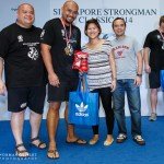 Prize Giving at Singapore Strongman Classic 2014