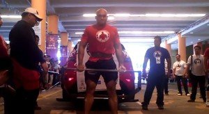 Strongman Sulaiman Ismail Car Deadlift OKS 2011