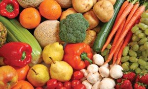 Fruit and vegetable variety.